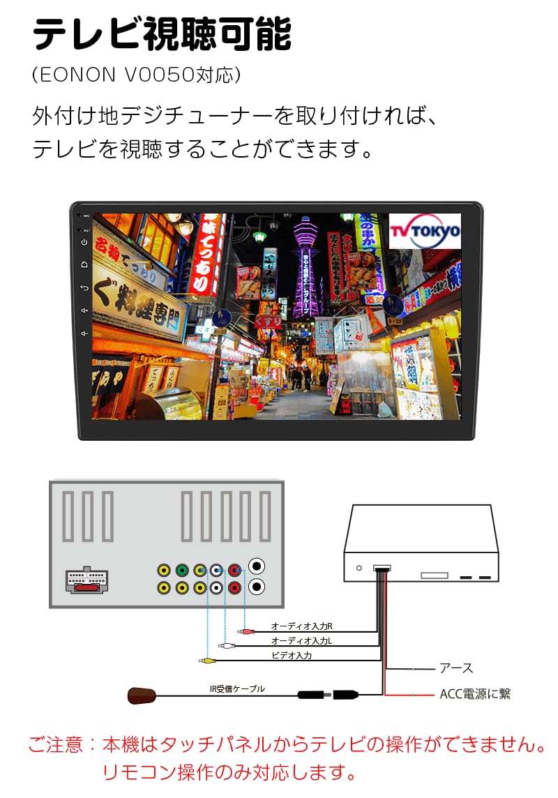 Amazon.co.jp: 10.1インチ 多機能カーナビ 2DIN オーディオ一体型